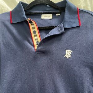 Burberry Navy Polo Shirt NWOT